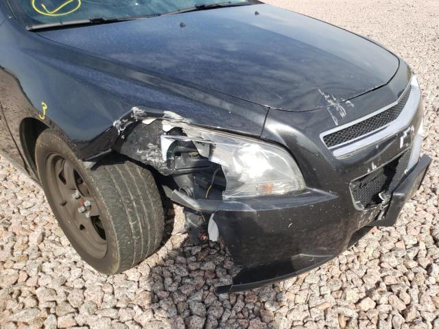 1G1ZC5EB4AF322282 - 2010 CHEVROLET MALIBU 1LT أسود صورة 9