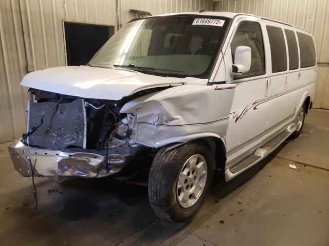 1GBSGDC43E1162429 - 2014 CHEVROLET EXPRESS G1 WHITE photo 2