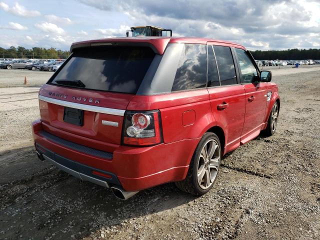 SALSP2E47CA747971 - 2012 LAND ROVER RANGE ROVE RED photo 4