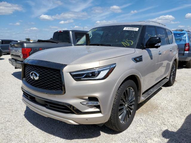 JN8AZ2ADXN9870126 - 2022 INFINITI QX80 LUXE GRAY photo 2