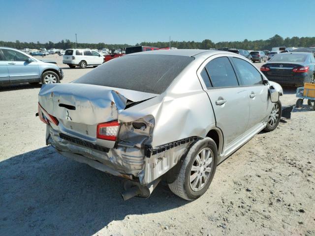 4A32B2FF6AE015114 - 2010 MITSUBISHI GALANT FE SILVER photo 4