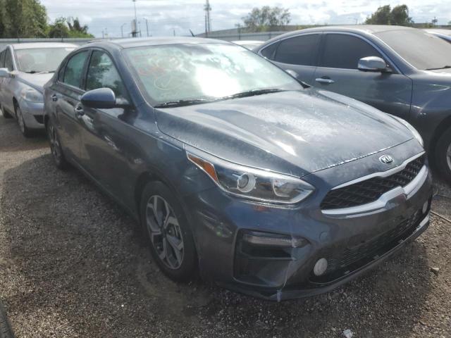 3KPF24AD4ME406129 - 2021 KIA FORTE FE GRAY photo 1