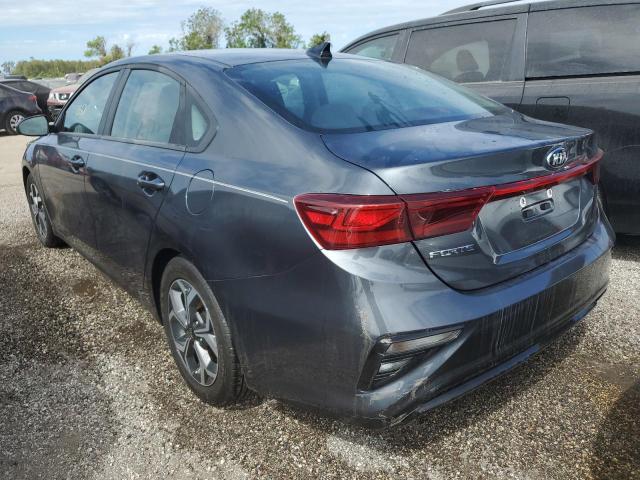 3KPF24AD4ME406129 - 2021 KIA FORTE FE GRAY photo 3