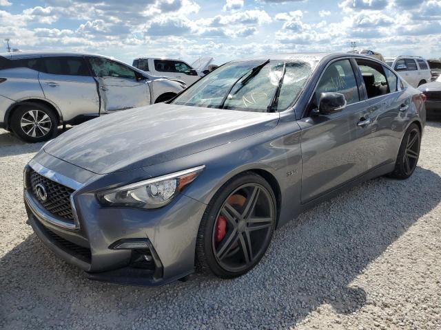 JN1FV7AP6KM760240 - 2019 INFINITI Q50 RED SP GRAY photo 2