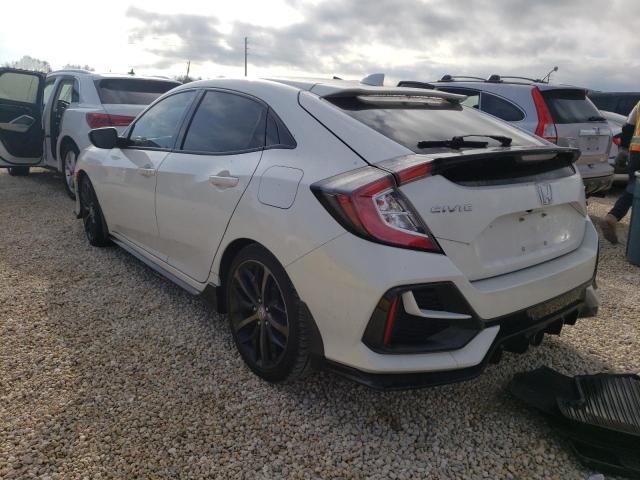 SHHFK7H48MU220030 - 2021 HONDA CIVIC SPOR WHITE photo 3