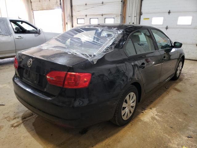 3VW2K7AJ7EM371368 - 2014 VOLKSWAGEN JETTA BASE 黑色 照片 4