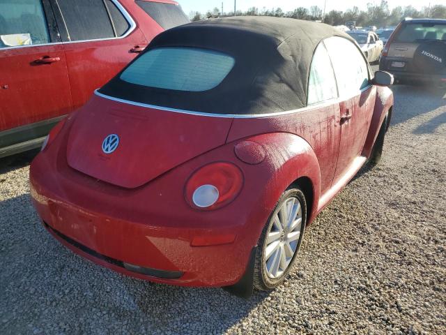 3VWRF31Y58M406938 - 2008 VOLKSWAGEN NEW BEETLE 红色 照片 4