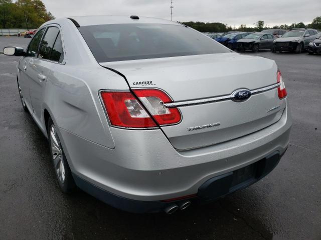 1FAHP2FW6AG107980 - 2010 FORD TAURUS LIM SILVER photo 3