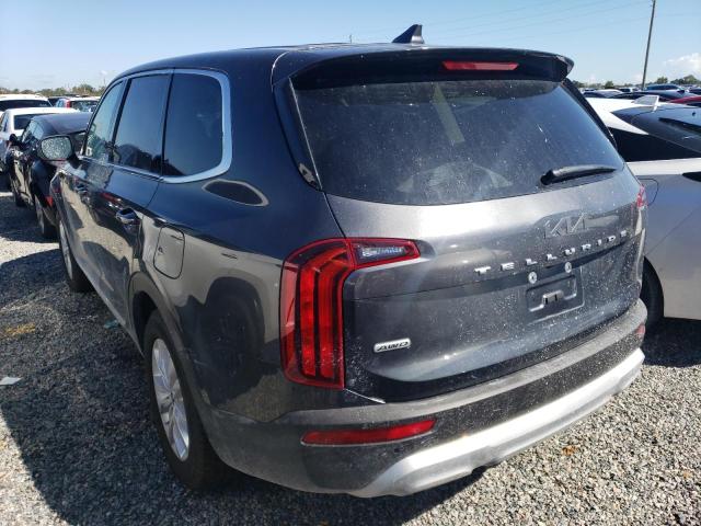 5XYP2DHC6NG236250 - 2022 KIA TELLURIDE CHARCOAL photo 3