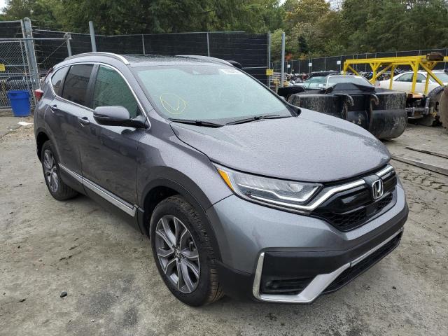 2HKRW2H95MH663349 - 2021 HONDA CR-V TOURI GRAY photo 1