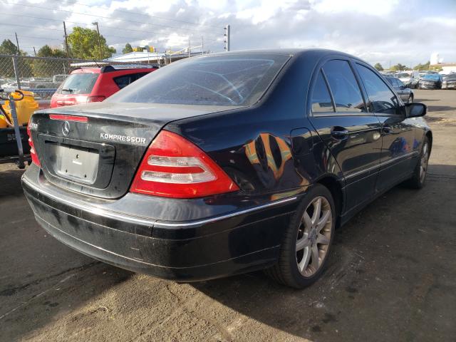 WDBRF40J03A532254 - 2003 MERCEDES-BENZ C 230K SPO BLACK photo 4