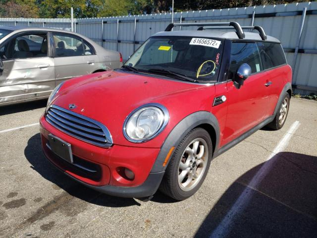 WMWZF3C57CT488703 - 2012 MINI COOPER CLU RED photo 2