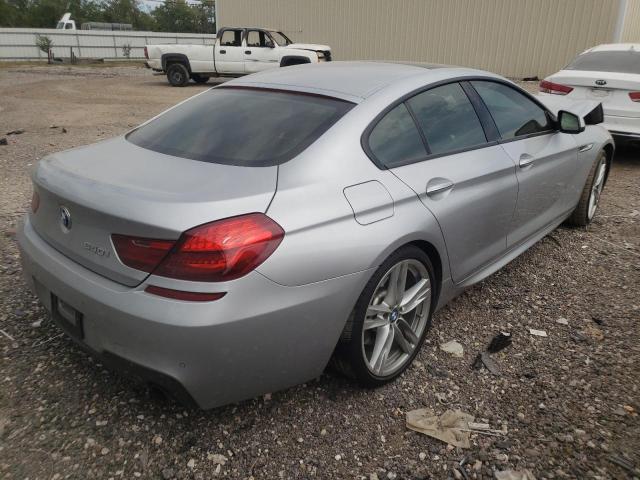 WBA6A0C56FGB53559 - 2015 BMW 640 I GRAN SILVER photo 4