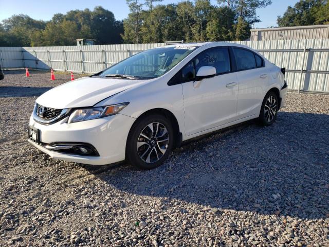 19XFB2F97DE004212 - 2013 HONDA CIVIC EXL Blanc photo 2