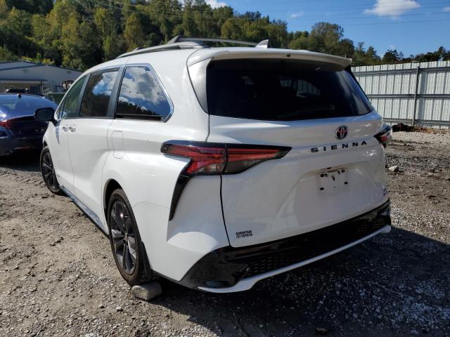 5TDDRKEC5MS049879 - 2021 TOYOTA SIENNA XSE WHITE photo 3