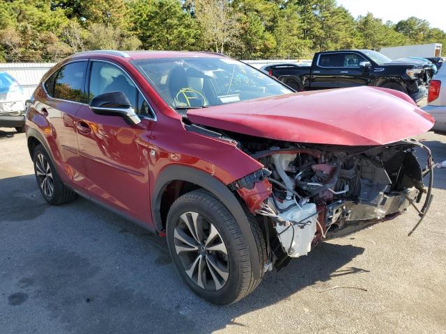 JTJBARBZ1K2186416 - 2019 LEXUS NX 300 BAS RED photo 1