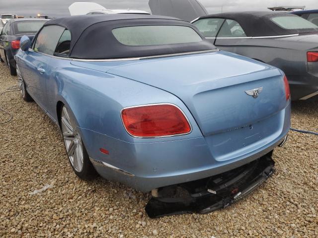 SCBGC3ZA0EC090696 - 2014 BENTLEY CONTINENTA BLUE photo 3