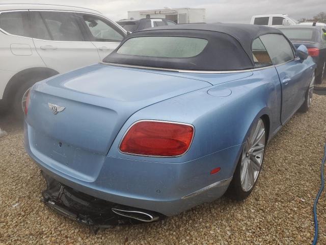 SCBGC3ZA0EC090696 - 2014 BENTLEY CONTINENTA BLUE photo 4