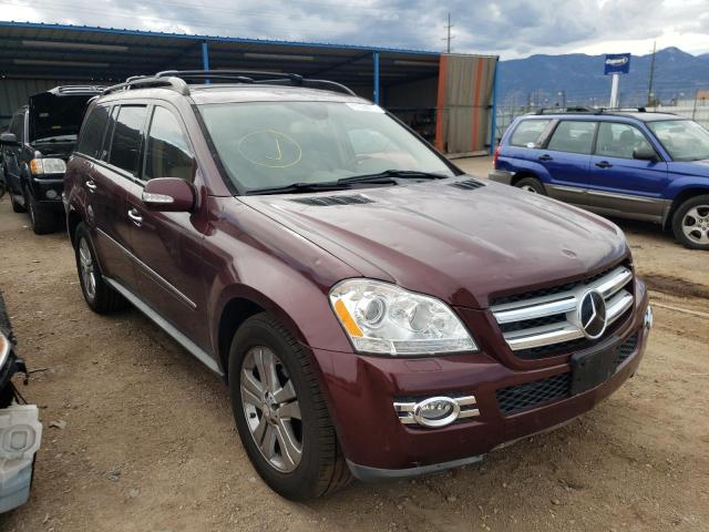 4JGBF71E38A378065 - 2008 MERCEDES-BENZ GL450 4MAT MAROON photo 1