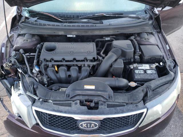 KNAFU4A23A5807054 - 2010 KIA FORTE EX BURGUNDY photo 7