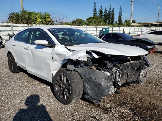 1C3CCCAB6FN649002 - 2015 CHRYSLER 200 LIMITE WHITE photo 1