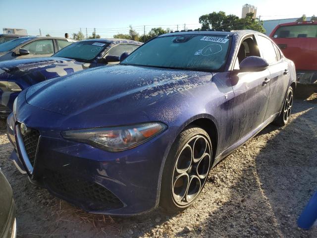 ZARFANBN5N7653537 - 2022 ALFA ROMEO GIULIA SUP BLUE photo 2