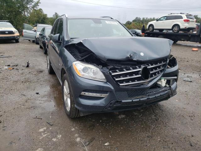 4JGDA5HB0CA034810 - 2012 MERCEDES-BENZ ML 350 4MA GRAY photo 1