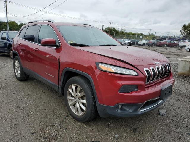 1C4PJMDS1FW719956 - 2015 JEEP CHEROKEE L RED photo 1