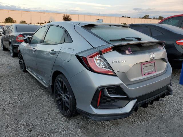 SHHFK7H49MU406093 - 2021 HONDA CIVIC SPOR SILVER photo 3