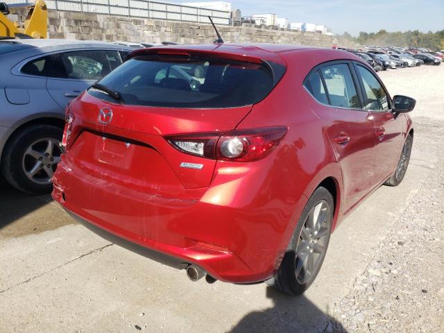 3MZBN1L39JM266618 - 2018 MAZDA 3 TOURING RED photo 4