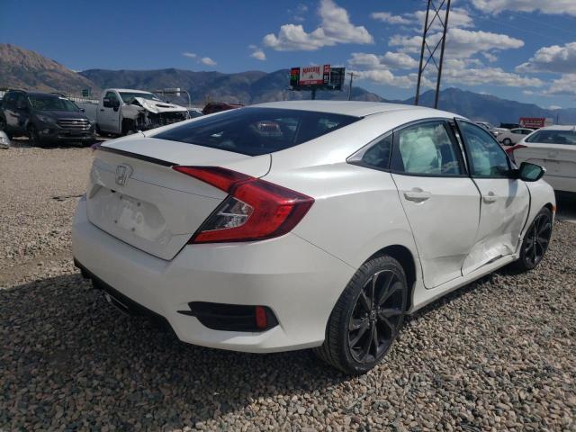 19XFC2F81KE048501 - 2019 HONDA CIVIC SPOR WHITE photo 4