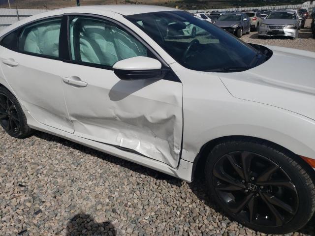 19XFC2F81KE048501 - 2019 HONDA CIVIC SPOR WHITE photo 9