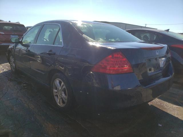 1HGCM56396A108654 - 2006 HONDA ACCORD SE BLUE photo 3