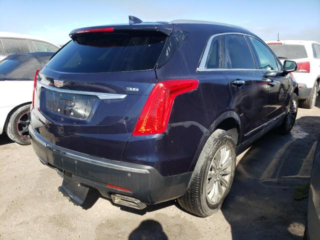 1GYKNBRS0HZ195447 - 2017 CADILLAC XT5 LUXURY BLUE photo 4