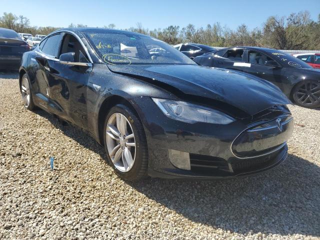 5YJSA1E10FF110246 - 2015 TESLA MODEL S Սև լուսանկար 1