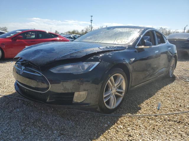 5YJSA1E10FF110246 - 2015 TESLA MODEL S Սև լուսանկար 2
