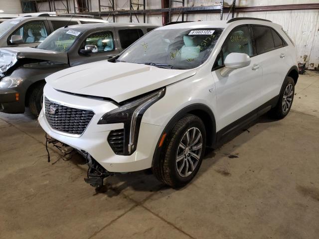 1GYFZER40KF211955 - 2019 CADILLAC XT4 SPORT WHITE photo 2