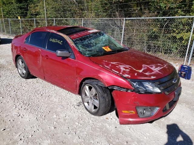 3FAHP0KC2BR341477 - 2011 FORD FUSION SPO BURGUNDY photo 9