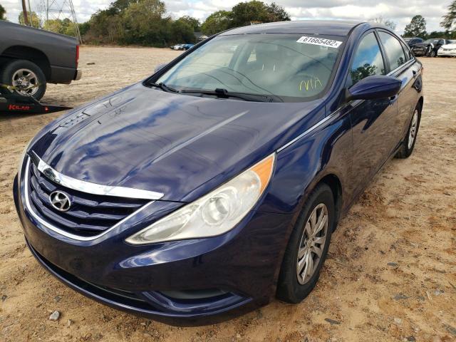 5NPEB4AC4CH368169 - 2012 HYUNDAI SONATA GLS BLUE photo 2