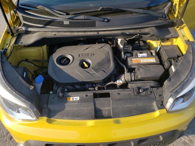 KNDJP3A56E7059645 - 2014 KIA SOUL YELLOW photo 7