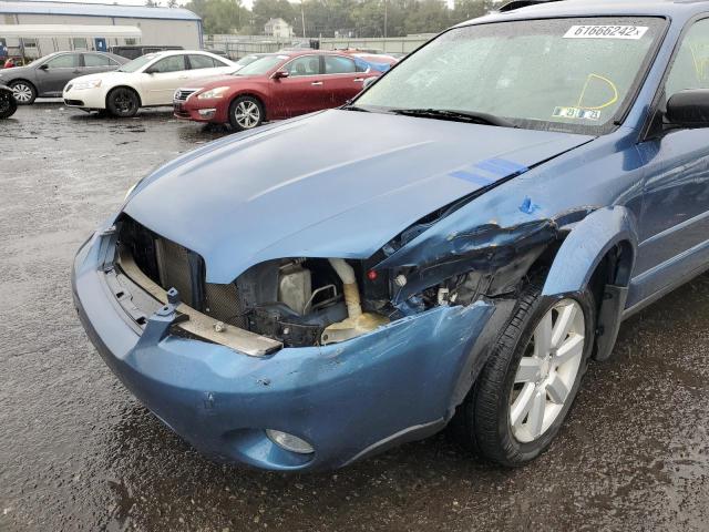 4S4BP61C777310739 - 2007 SUBARU LEGACY OUT BLUE photo 9