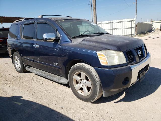 5N1AA08A76N736018 - 2006 NISSAN ARMADA SE BLUE photo 1