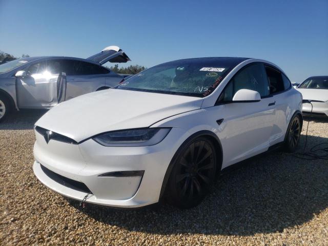 7SAXCBE61NF331955 - 2022 TESLA MODEL X WHITE photo 2