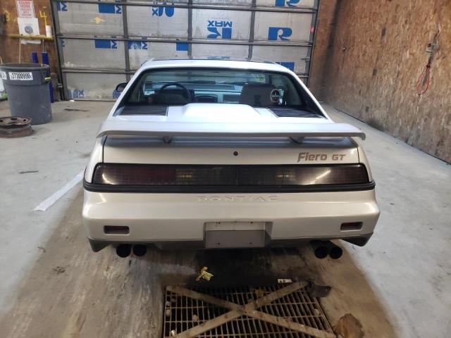 1G2PG3798FP237579 - 1985 PONTIAC FIERO GT SILVER photo 6