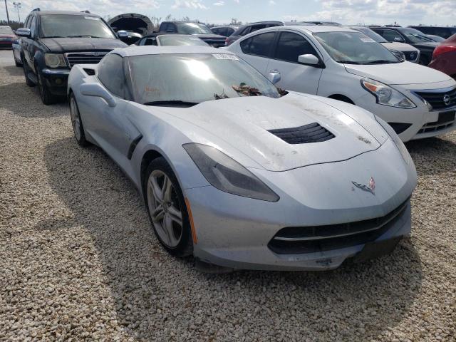 1G1YB2D76H5109957 - 2017 CHEVROLET CORVETTE S BLUE photo 1