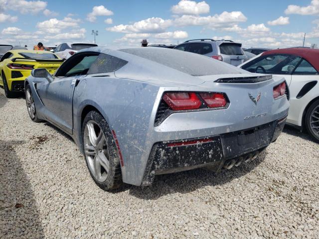 1G1YB2D76H5109957 - 2017 CHEVROLET CORVETTE S BLUE photo 3