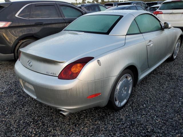 JTHFN48Y420032917 - 2002 LEXUS SC 430 SILVER photo 4