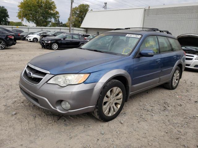 4S4BP86C684332304 - 2008 SUBARU OUTBACK 3. BLUE photo 2