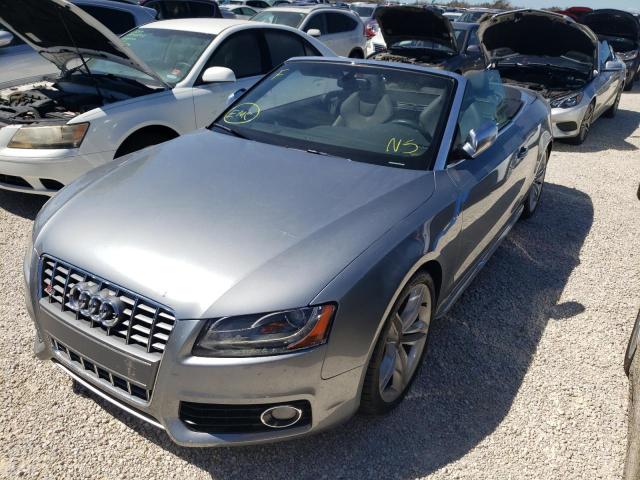 WAUVGAFH6BN005274 - 2011 AUDI S5 PRESTIG GRAY photo 2