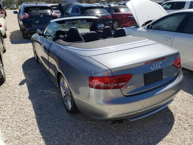 WAUVGAFH6BN005274 - 2011 AUDI S5 PRESTIG GRAY photo 3